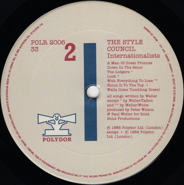 Style Council, The - Internationalists - 1985