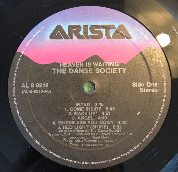 The Danse Society - Heaven Is Waiting Vinyl Record