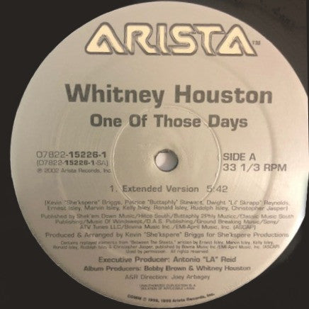 Whitney Houston - One Of Those Days
