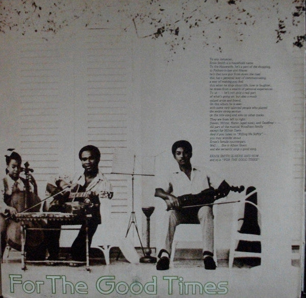 Ernie Smith - For The Good Times