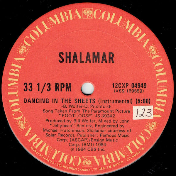 Shalamar - Dancing In The Sheets - 1984