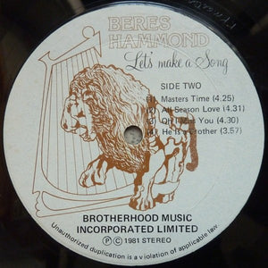 Beres Hammond - Let's Make A Song