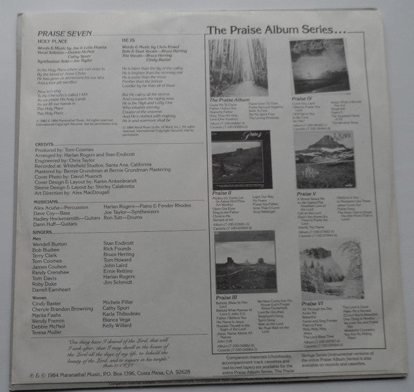 Various - Praise Seven - 1984