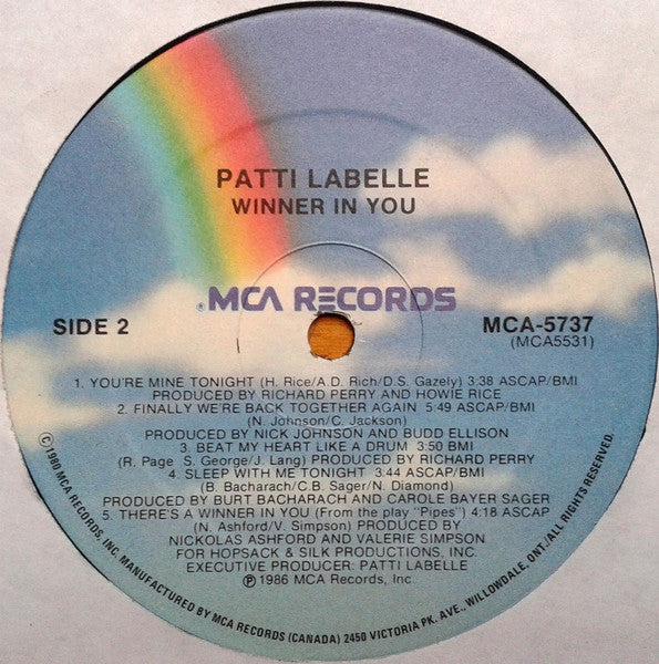 Patti LaBelle - Winner In You