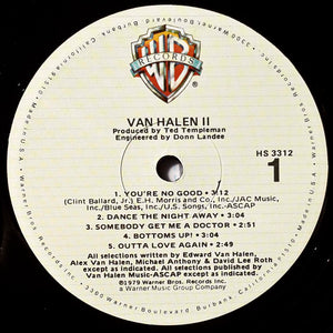 Van Halen - Van Halen II Vinyl Record