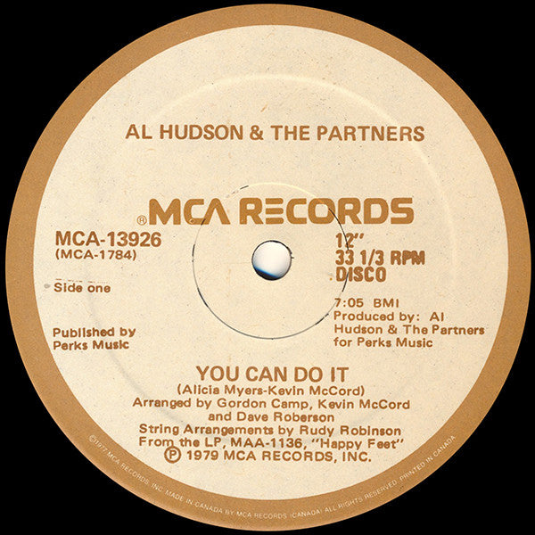 Al Hudson & The Partners - You Can Do It / I Don't Want You To Leave