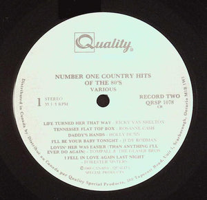 Various - Number One Country Hits Of The 80's (1980-88) Vinyl Record