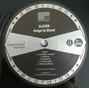 Slayer - Reign In Blood - 2013