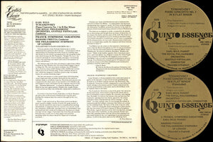 Earl Wild, Pyotr Ilyich Tchaikovsky /  César Franck - Piano Concerto No. 1 In B-Flat Minor / Symphonic Variations - 1976