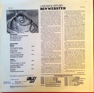 Ben Webster - Layin' Back With Ben Vol. 1 Vinyl Record