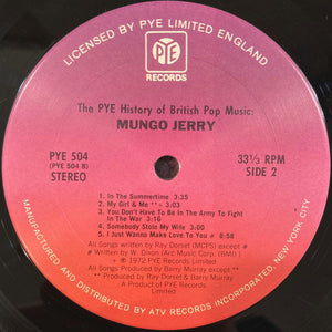 Mungo Jerry - Mungo Jerry