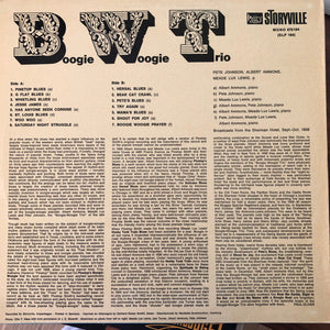 The Boogie Woogie Trio - Broadcast Recordings From 1939 Never Issued Before On Records