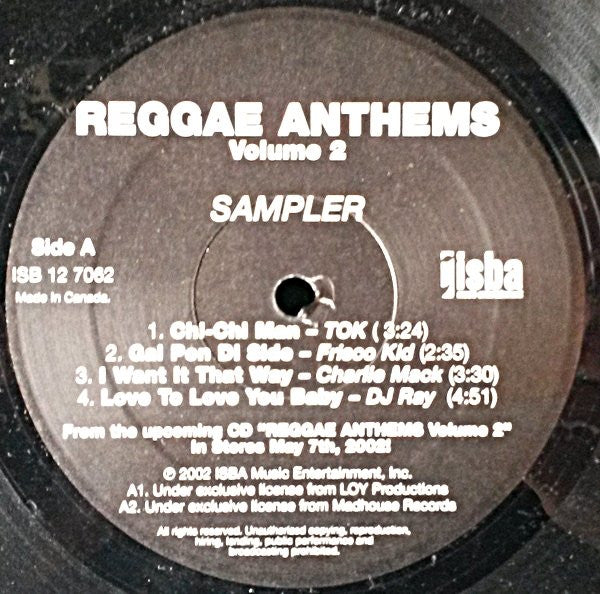 Various - Reggae Anthems Volume 2 - 2002