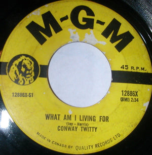 Conway Twitty - What Am I Living For - 1960