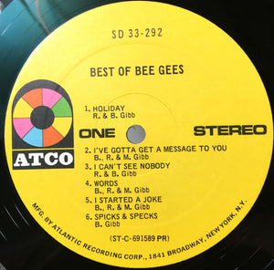 Bee Gees - Best Of Bee Gees Vinyl Record