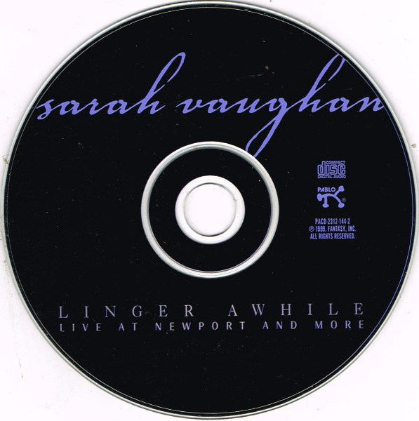 Sarah Vaughan - Linger Awhile: Live At Newport And More (CD) - 2000