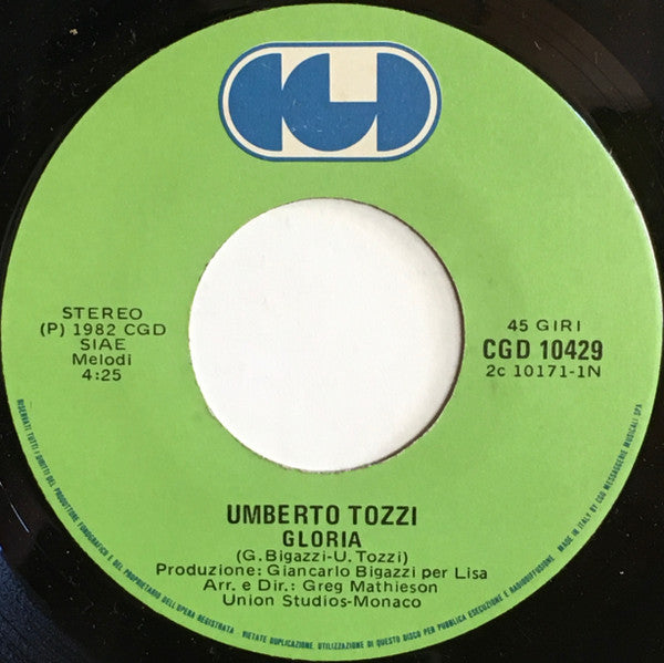 Umberto Tozzi - Gloria / Ti Amo