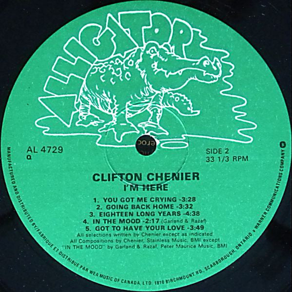 Clifton Chenier And His Red Hot Louisiana Band - I'm Here!