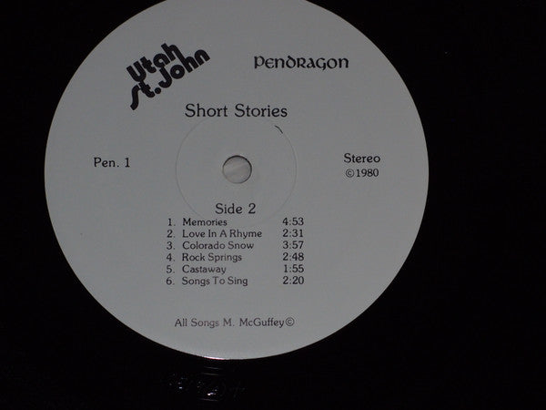 Utah St. John - Short Stories - 1980