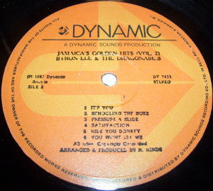 Byron Lee And The Dragonaires - Jamaica's Golden Hits Vol. 2