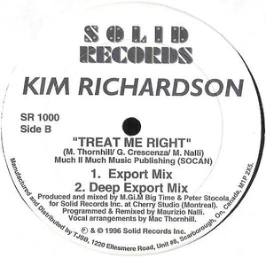 Kim Richardson - Treat Me Right