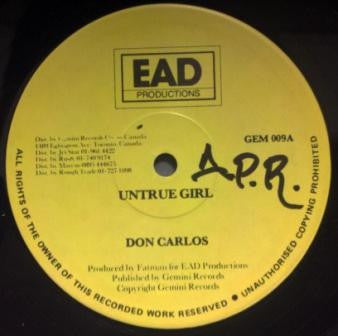 Don Carlos (2) / Latty Guzang - Untrue Girl / Free Food Ticket -