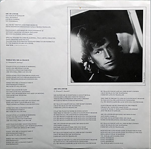 Steve Winwood - Arc Of A Diver
