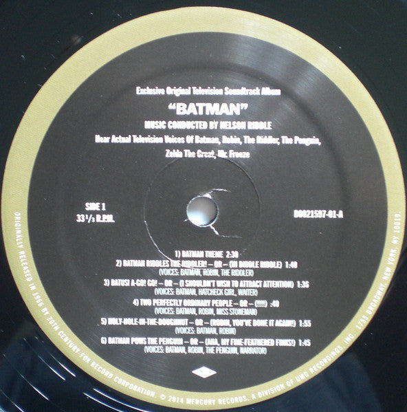 Nelson Riddle - Batman (Exclusive Original Television Soundtrack Album)