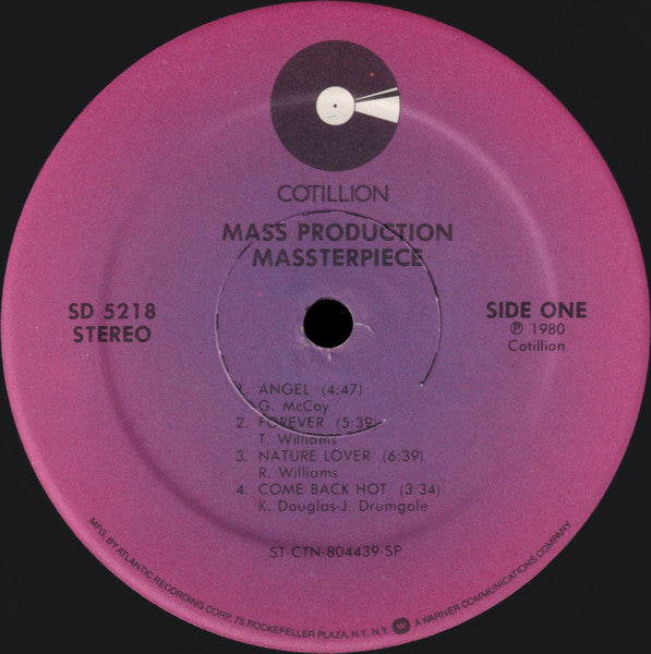 Mass Production - Massterpiece Vinyl Record