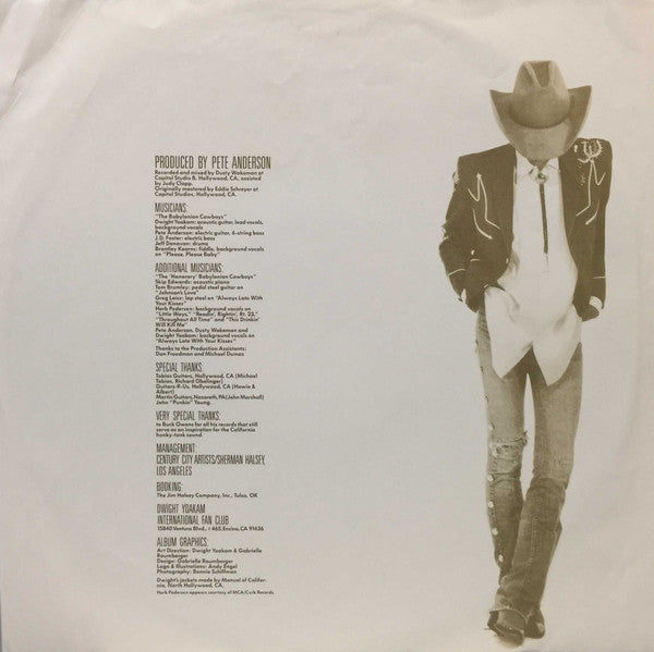 Dwight Yoakam - Hillbilly DeLuxe Vinyl Record