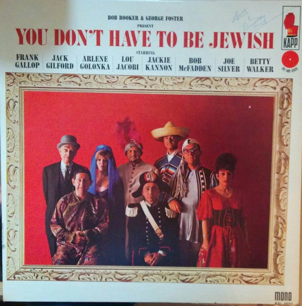 Bob Booker And George Foster - Present: You Don't Have To Be Jewish - 1965