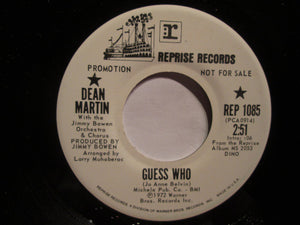 Dean Martin With Jimmy Bowen Orchestra & Chorus - Guess Who / I Can Give You What You Want Now - 1972