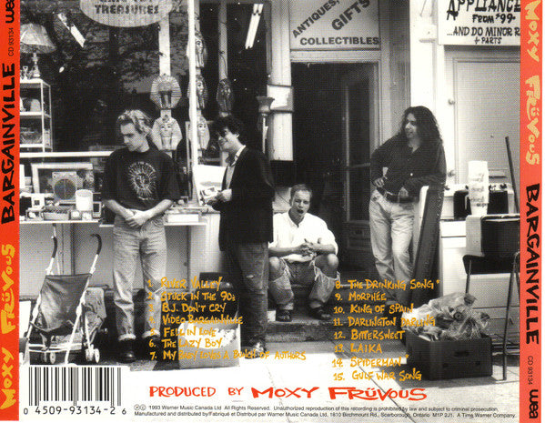 Moxy Früvous - Bargainville (CD) - 1993