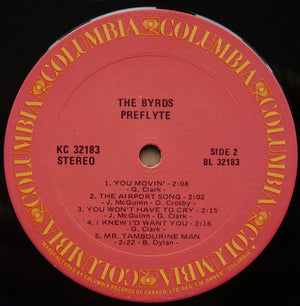 The Byrds - Preflyte Vinyl Record