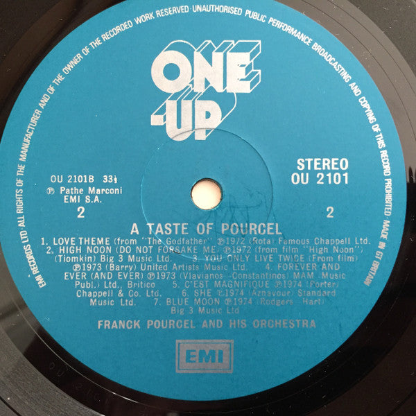 Franck Pourcel Et Son Grand Orchestre - A Taste Of Pourcel - 1975