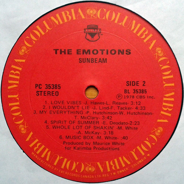 Emotions, The - Sunbeam - 1978