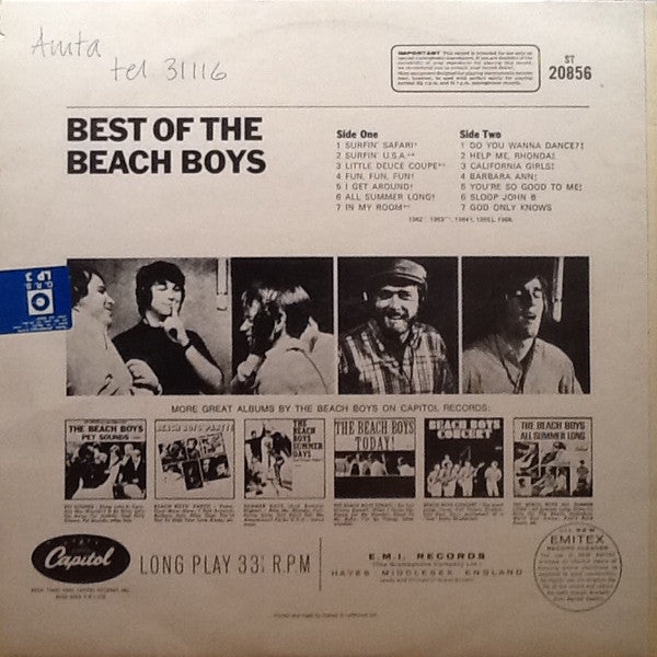 The Beach Boys - Best Of The Beach Boys
