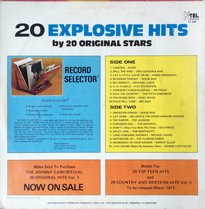 Various - 20 Explosive Hits By 20 Original Stars