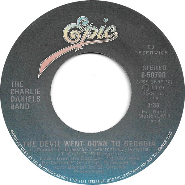 Charlie Daniels Band, The - The Devil Went Down To Georgia - 1979