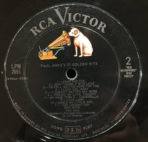 Paul Anka - Paul Anka's 21 Golden Hits - 1963