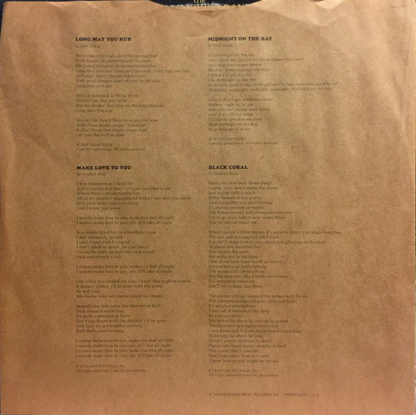 Stills-Young Band, The - Long May You Run - 1976