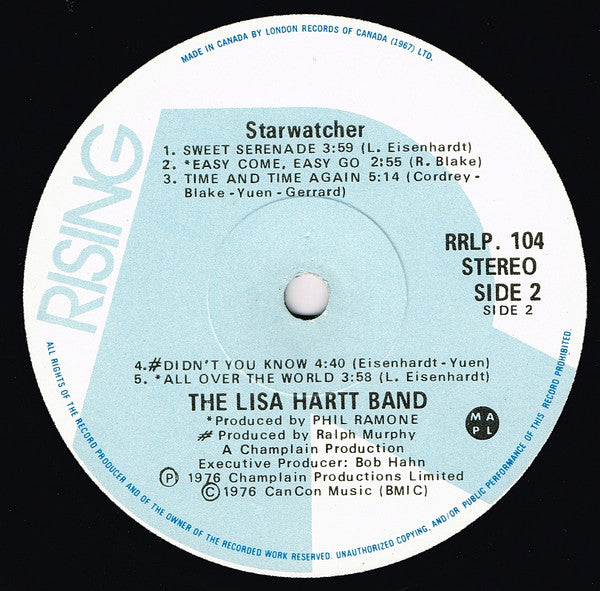 The Lisa Hartt Band - Starwatcher