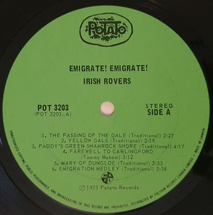 Irish Rovers, The - Emigrate! Emigrate! - 1973