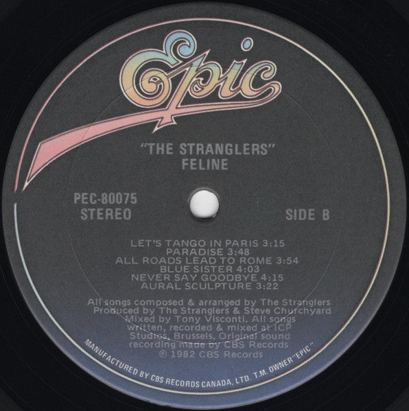 Stranglers, The - Feline - 1983