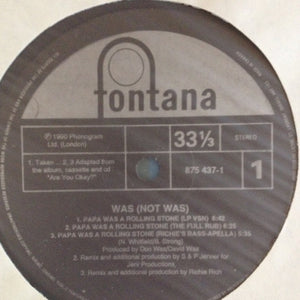 Was (Not Was) - Papa Was A Rolling Stone - 1990