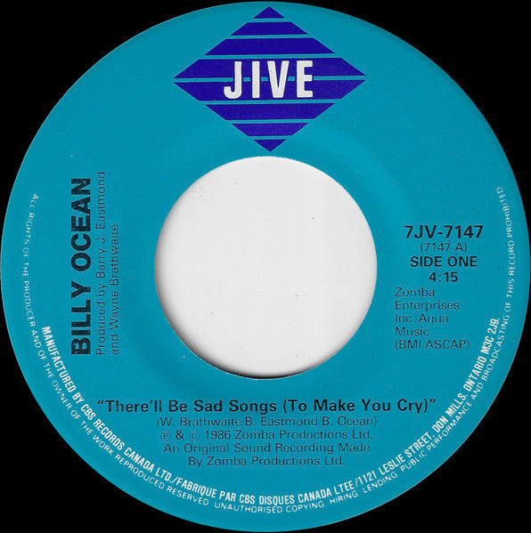 Billy Ocean - There'll Be Sad Songs (To Make You Cry) / If I Should Lose You