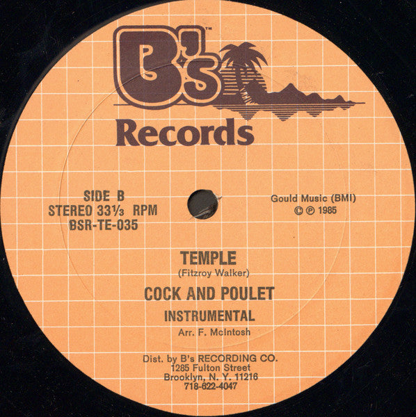 Temple - Cock And Poulet - 1985