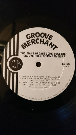 Jimmy McGriff - Richard "Groove" Holmes - Giants Of The Organ Come Together - 1973