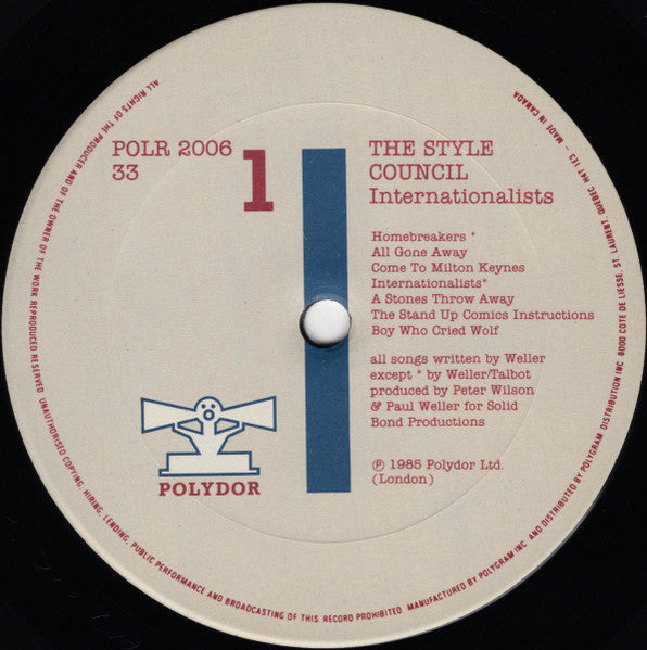 Style Council, The - Internationalists - 1985
