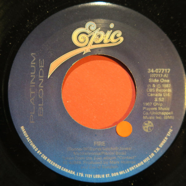 Platinum Blonde - Fire